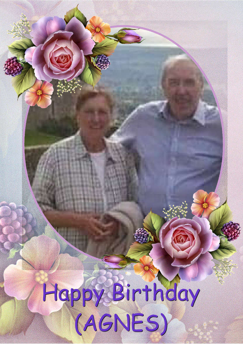 Soft Floral Photo Frame - card made with Crafty Bob's Card Creator