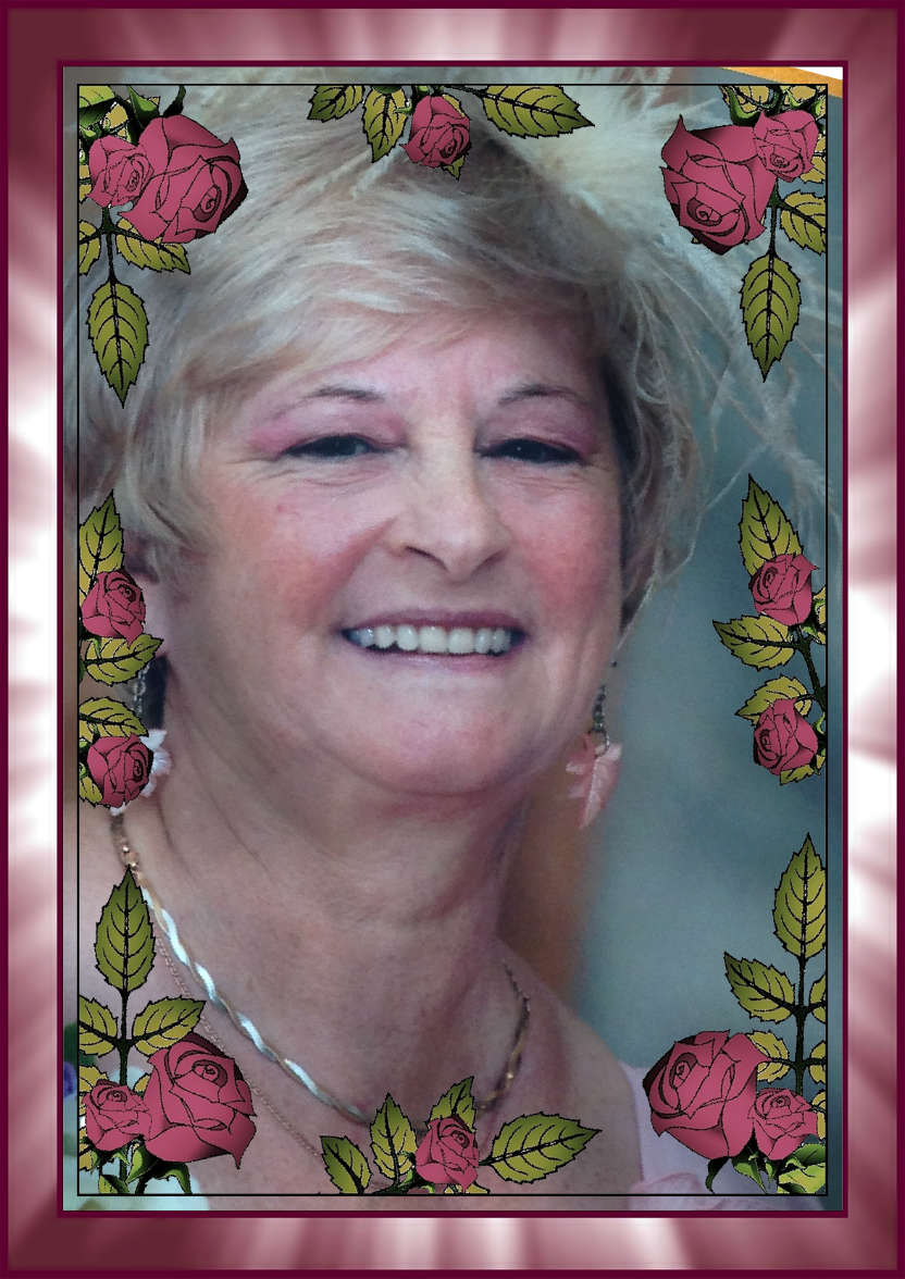 Rose Frame Photo Card - card made with Crafty Bob's Card Creator