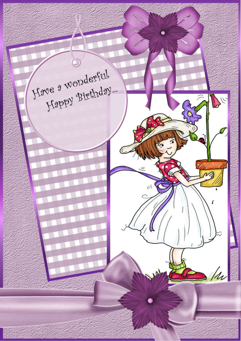 Sorry! - card made with Crafty Bob's Card Creator