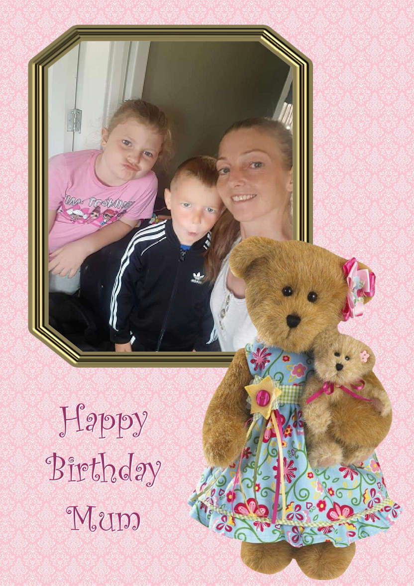 Teddy Aperture Card - card made with Crafty Bob's Card Creator