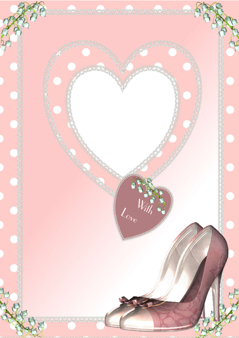 Love Shoes!! - card made with Crafty Bob's Card Creator