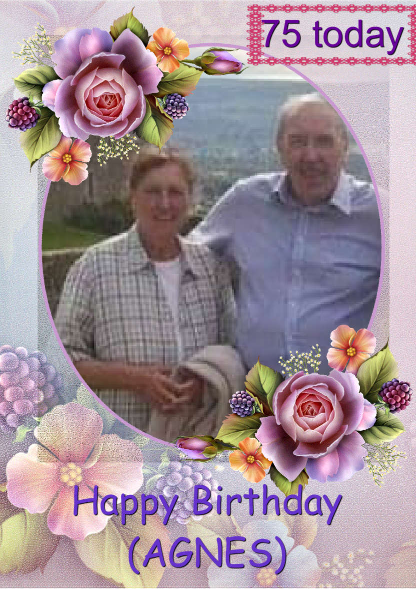 Soft Floral Photo Frame - card made with Crafty Bob's Card Creator