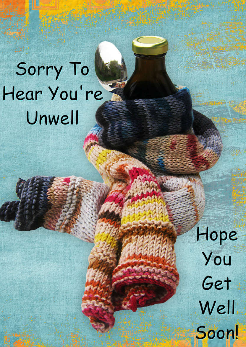 Winter Warmer Get Well Soon Card - card made with Crafty Bob's Card Creator
