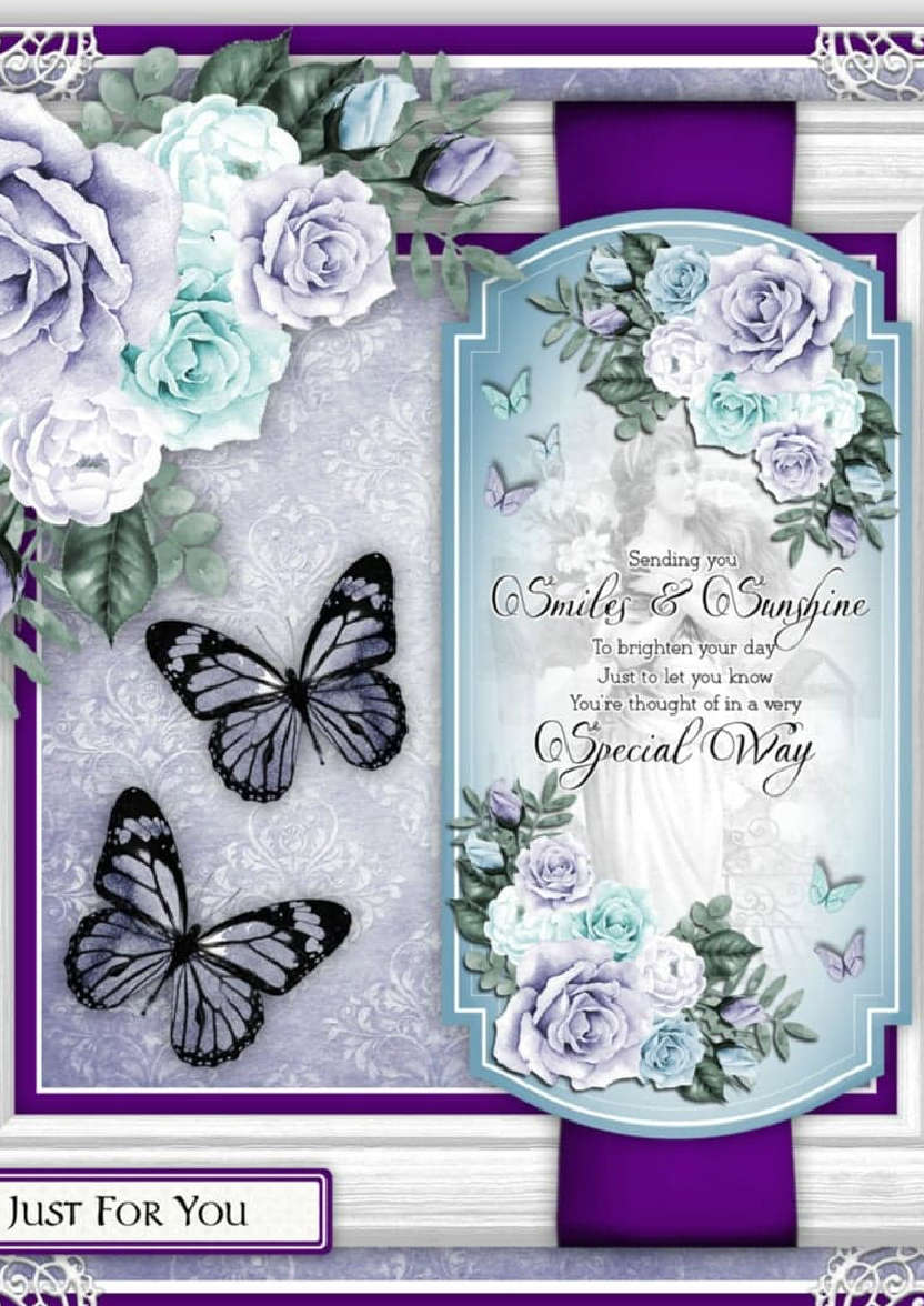 White Plain Background - card made with Crafty Bob's Card Creator