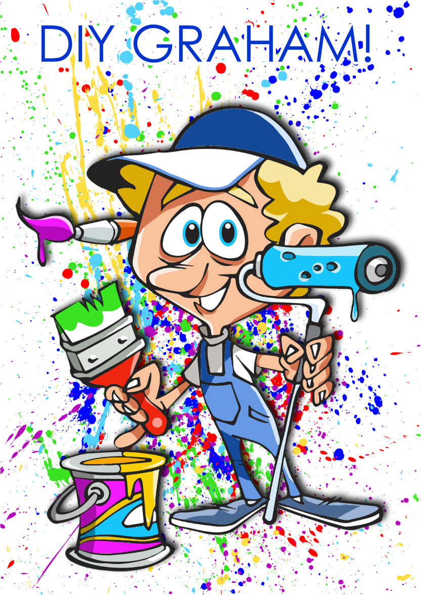 DIY Dad Birthday/father Day Card - card made with Crafty Bob's Card Creator