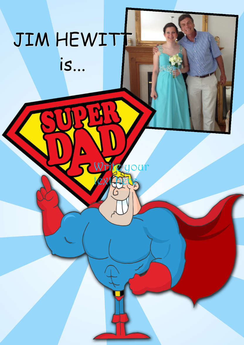 Super Dad Aperture Card - card made with Crafty Bob's Card Creator