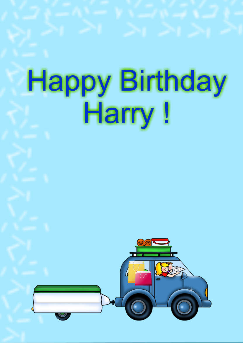 Fun Road Trip - card made with Crafty Bob's Card Creator