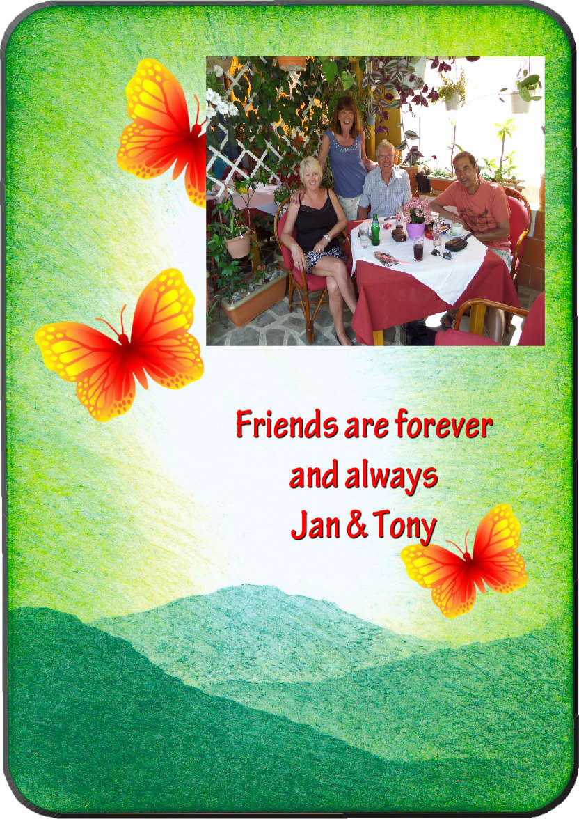 Thank You for a Friend - card made with Crafty Bob's Card Creator