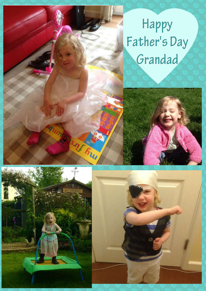 Male Multi-frame Photo Card - card made with Crafty Bob's Card Creator