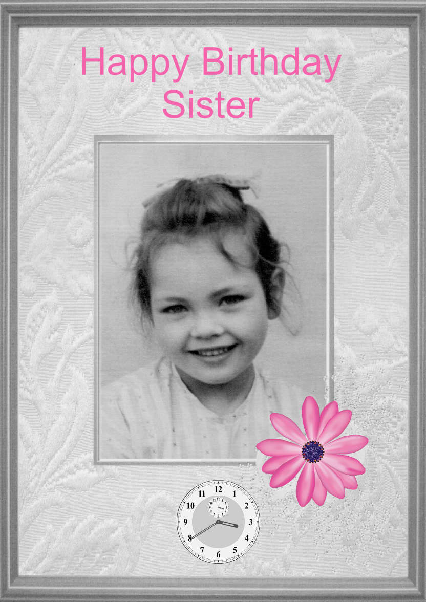 White Plain Background - card made with Crafty Bob's Card Creator