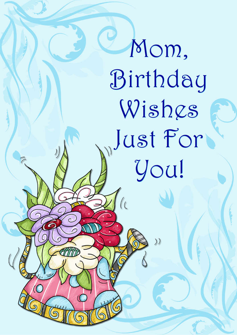 Funky Floral Watering Can - card made with Crafty Bob's Card Creator