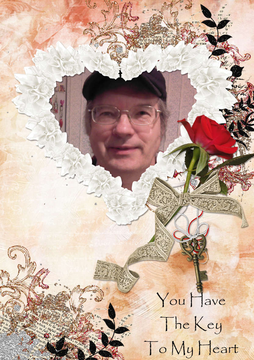 Key to My Heart Aperture Card - card made with Crafty Bob's Card Creator