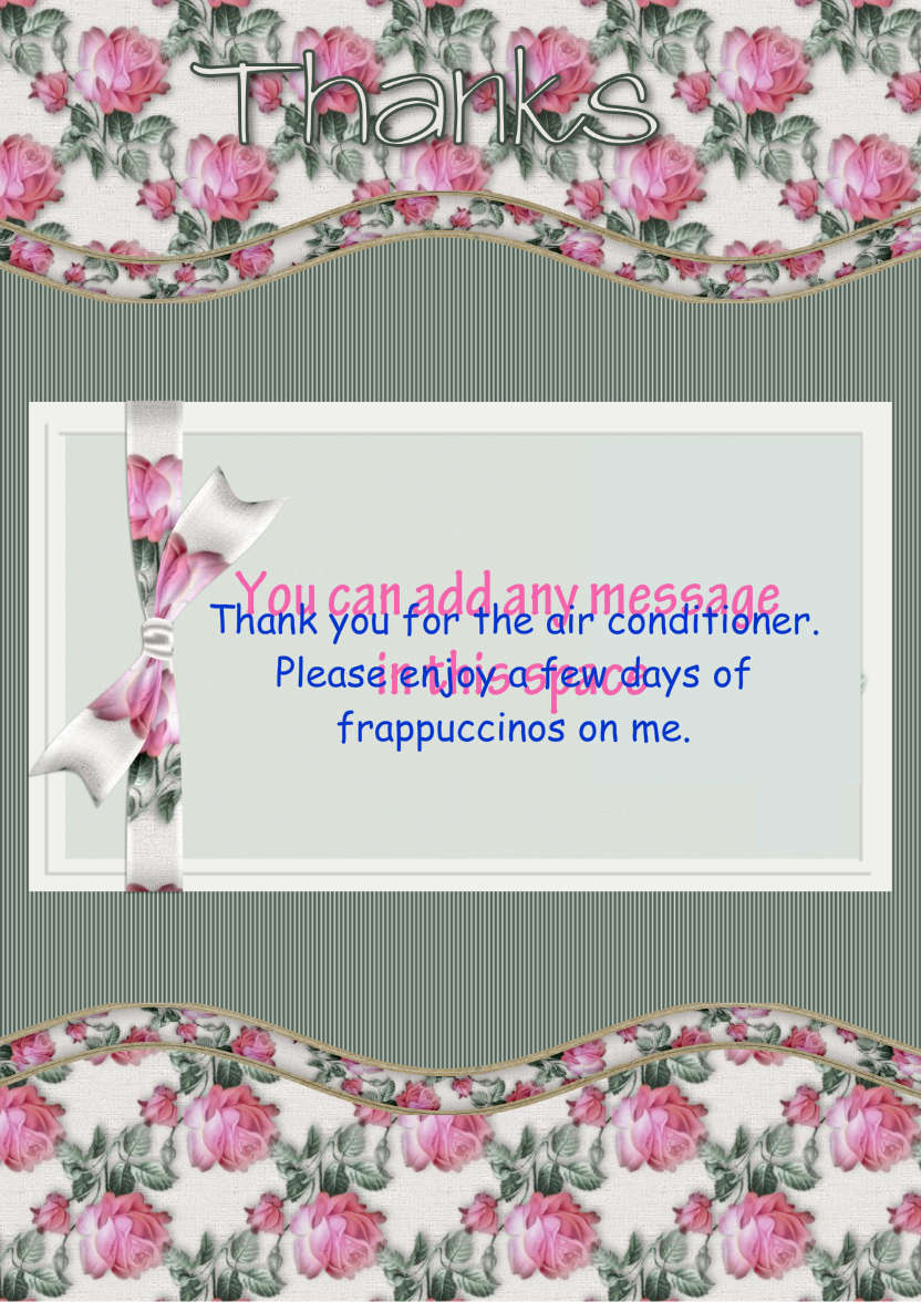 With Thanks - card made with Crafty Bob's Card Creator