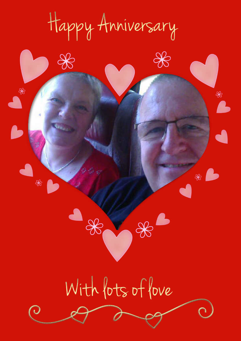 Anniversary Heart - card made with Crafty Bob's Card Creator
