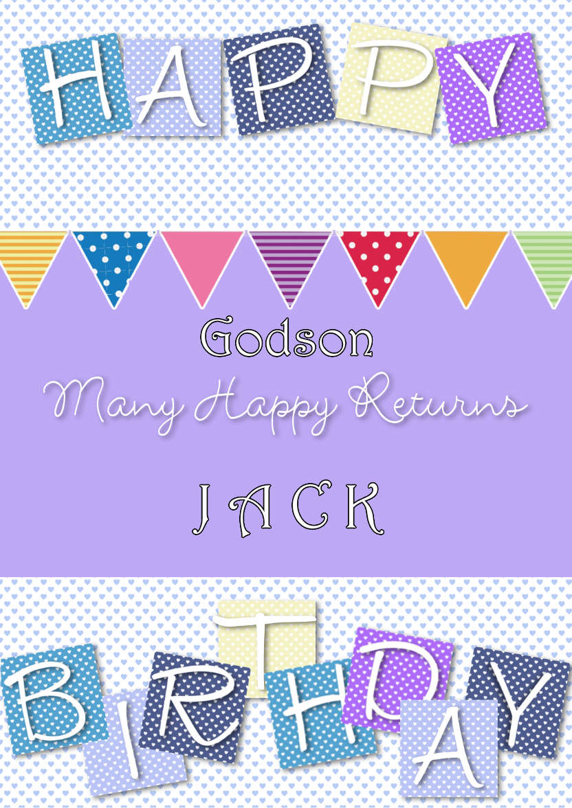 Birthday Greetings 2 - card made with Crafty Bob's Card Creator