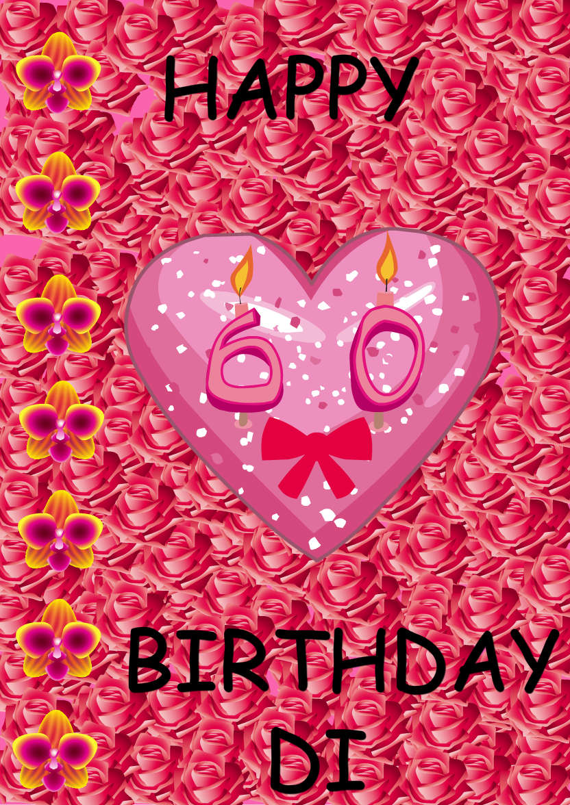 Dark Pink Plain Background - card made with Crafty Bob's Card Creator