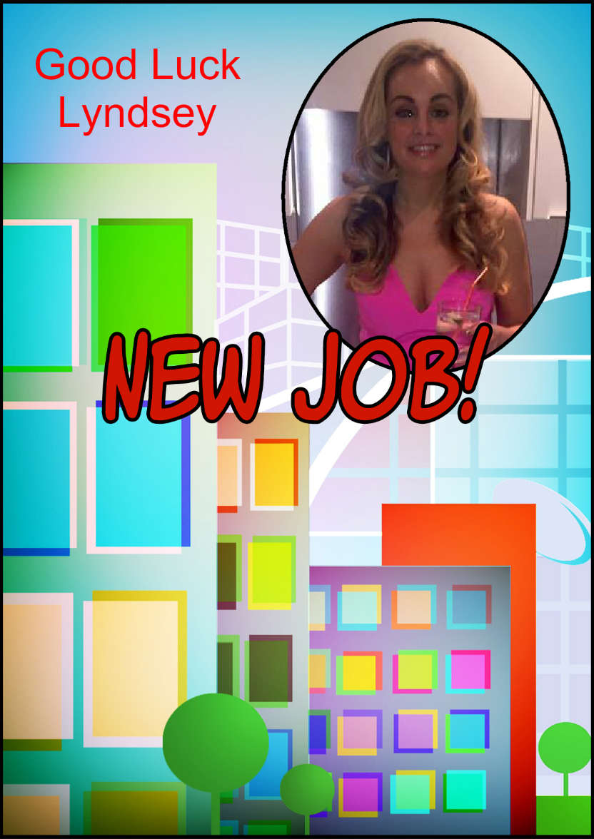 New Job Photo Card - card made with Crafty Bob's Card Creator