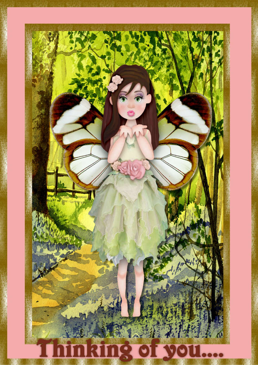 Thinking of You -  - card made with Crafty Bob's Card Creator