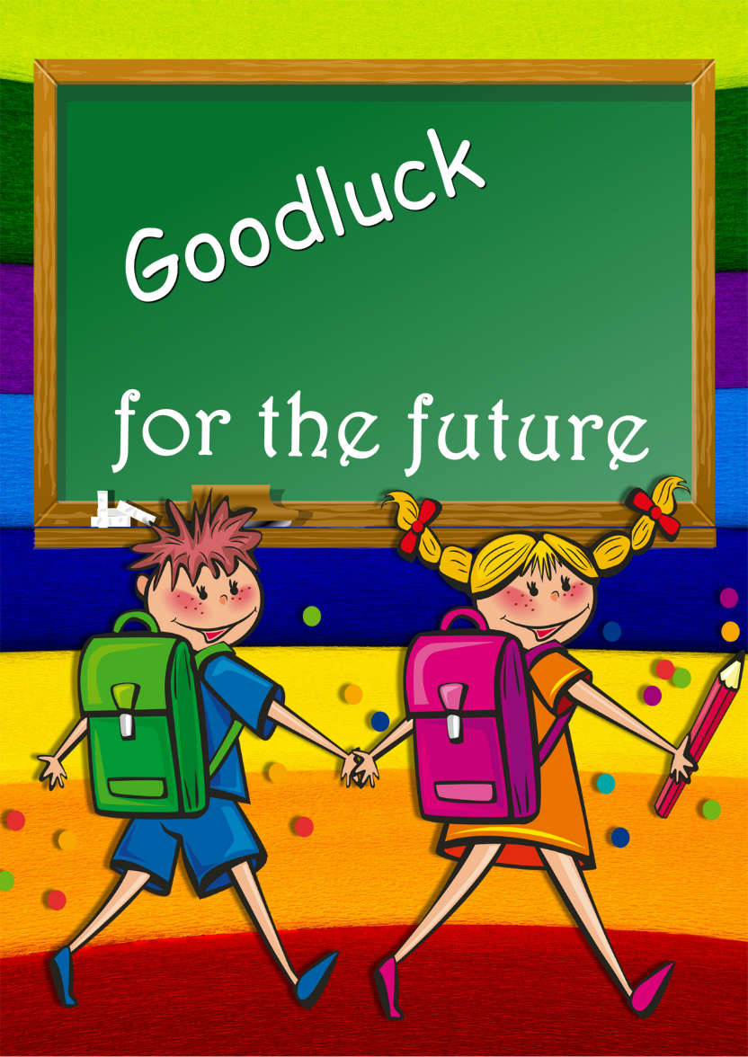 Welcome Back to School Card - card made with Crafty Bob's Card Creator