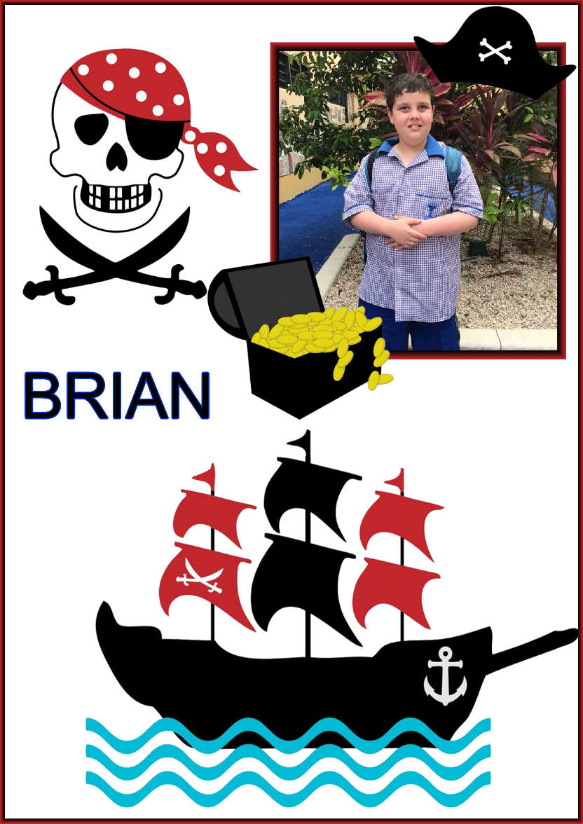 Pirate Aperture Card - card made with Crafty Bob's Card Creator