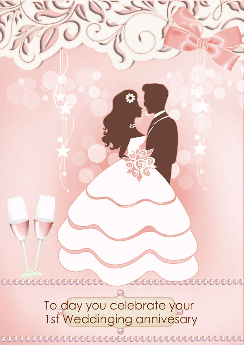 The Happy Couple - card made with Crafty Bob's Card Creator