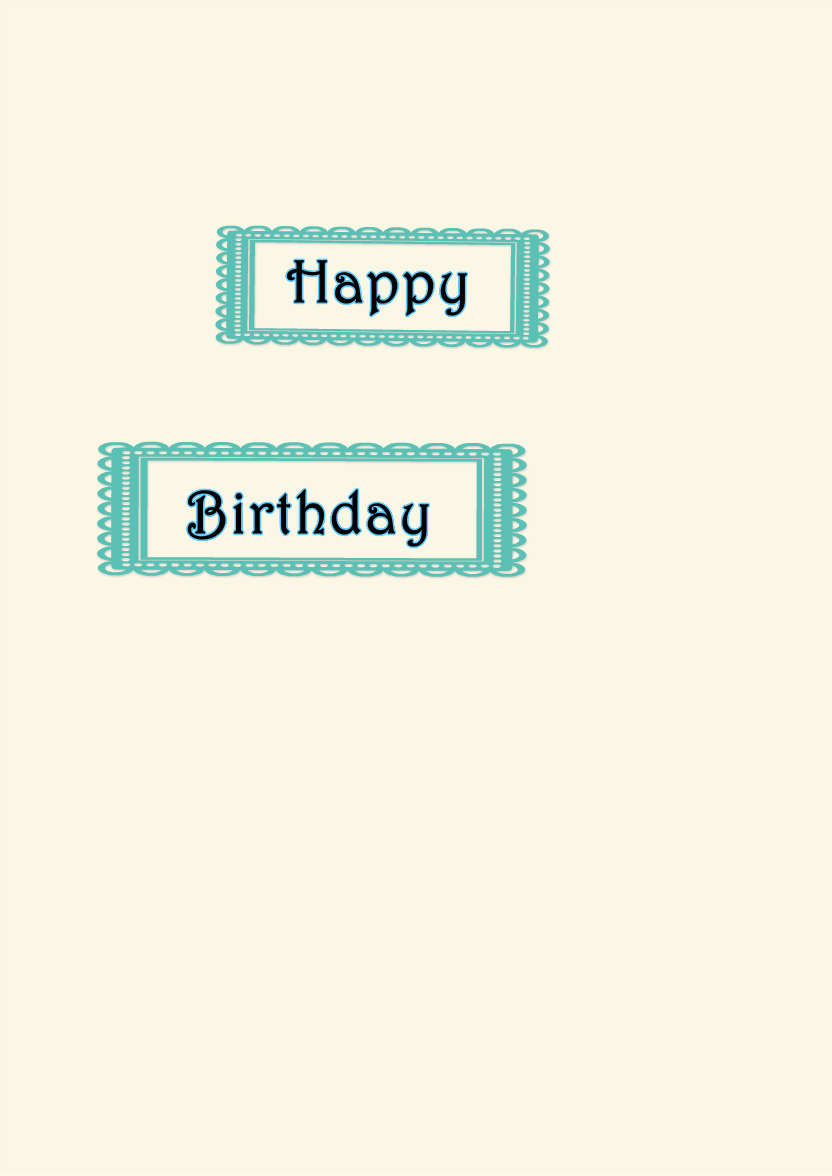 Cream Plain Background - card made with Crafty Bob's Card Creator
