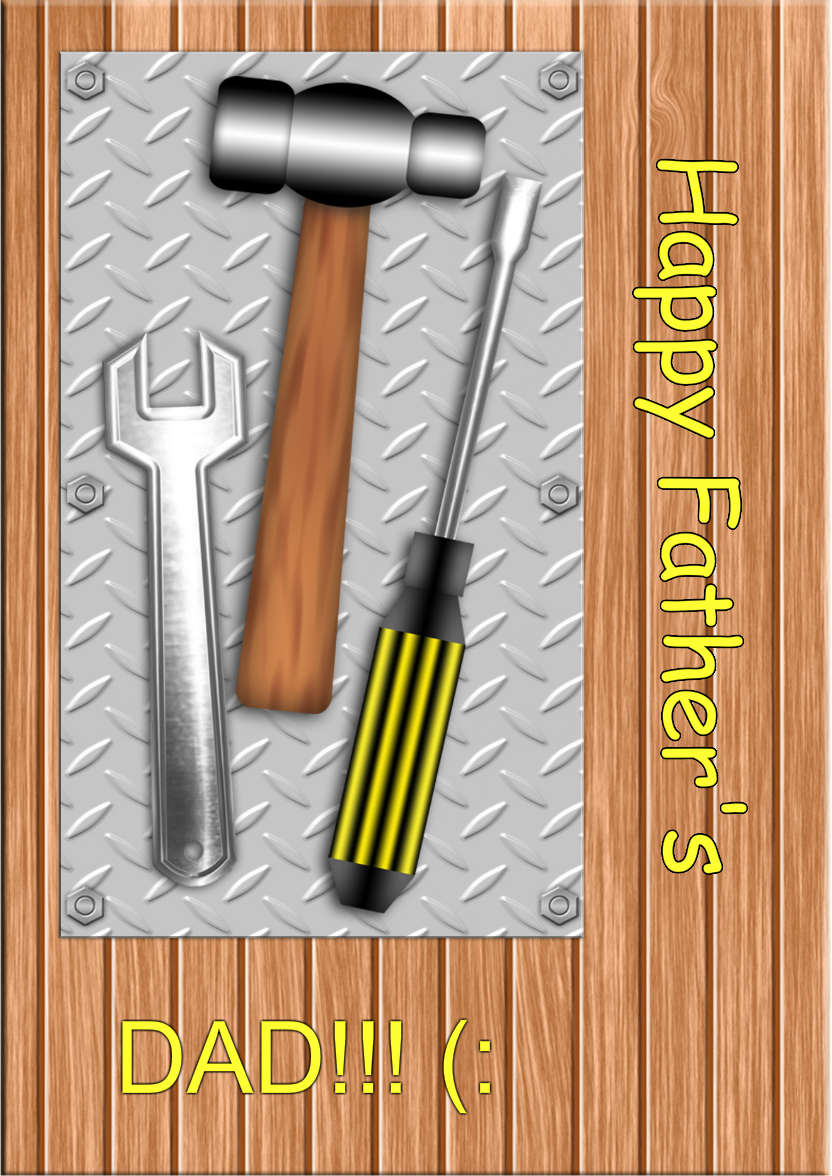 DIY Male Birthday Card - card made with Crafty Bob's Card Creator