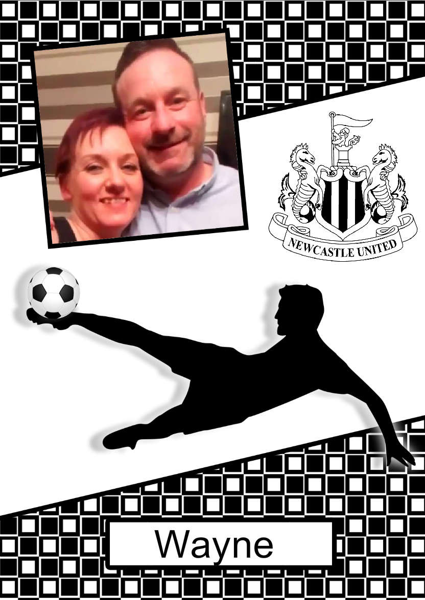No.1 Football Fan Aperture Card - card made with Crafty Bob's Card Creator