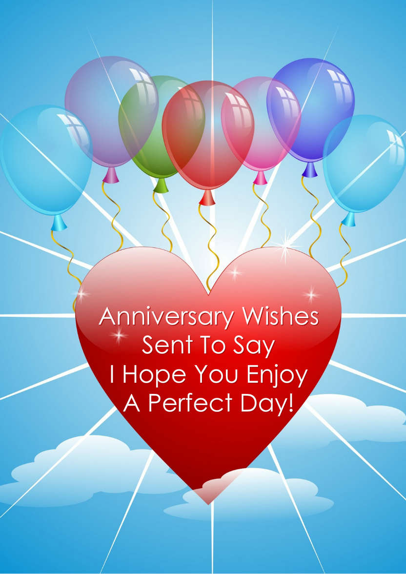 Anniversary Heart and Balloons - card made with Crafty Bob's Card Creator