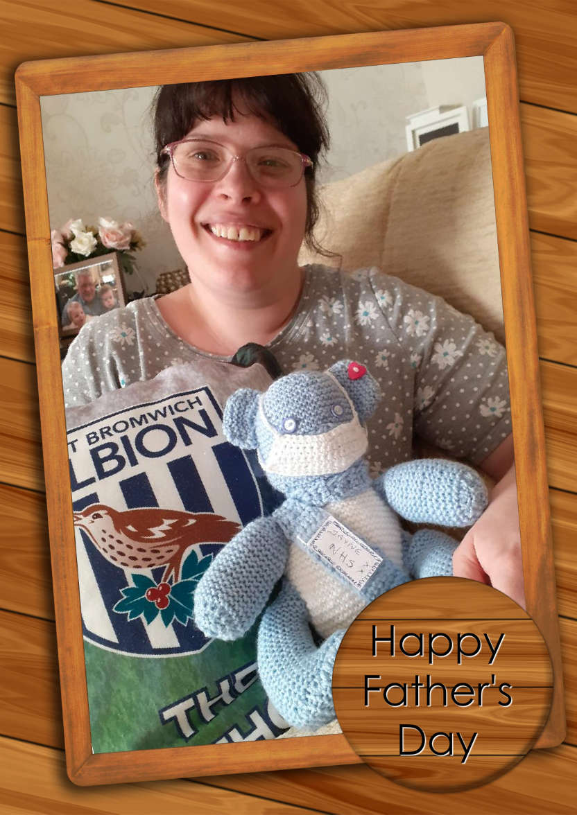 Wooden Frame Photo Card - card made with Crafty Bob's Card Creator