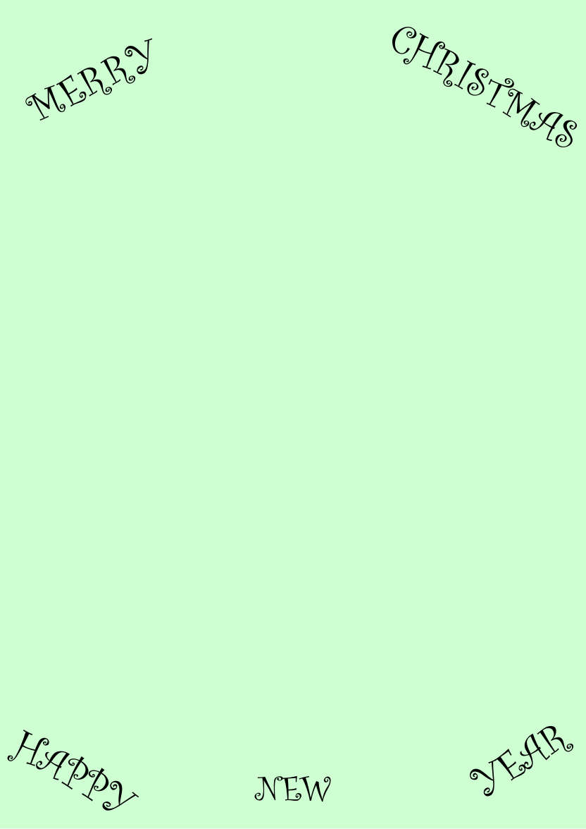 Light Green Plain Background - card made with Crafty Bob's Card Creator