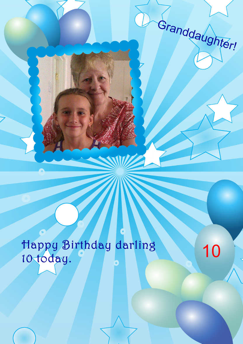 Birthday Balloons Aperture Card Front - card made with Crafty Bob's Card Creator