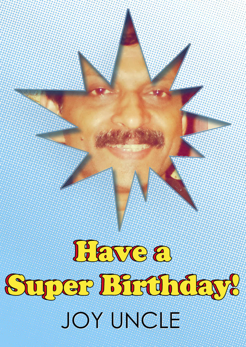 Super Birthday Photo Card - card made with Crafty Bob's Card Creator