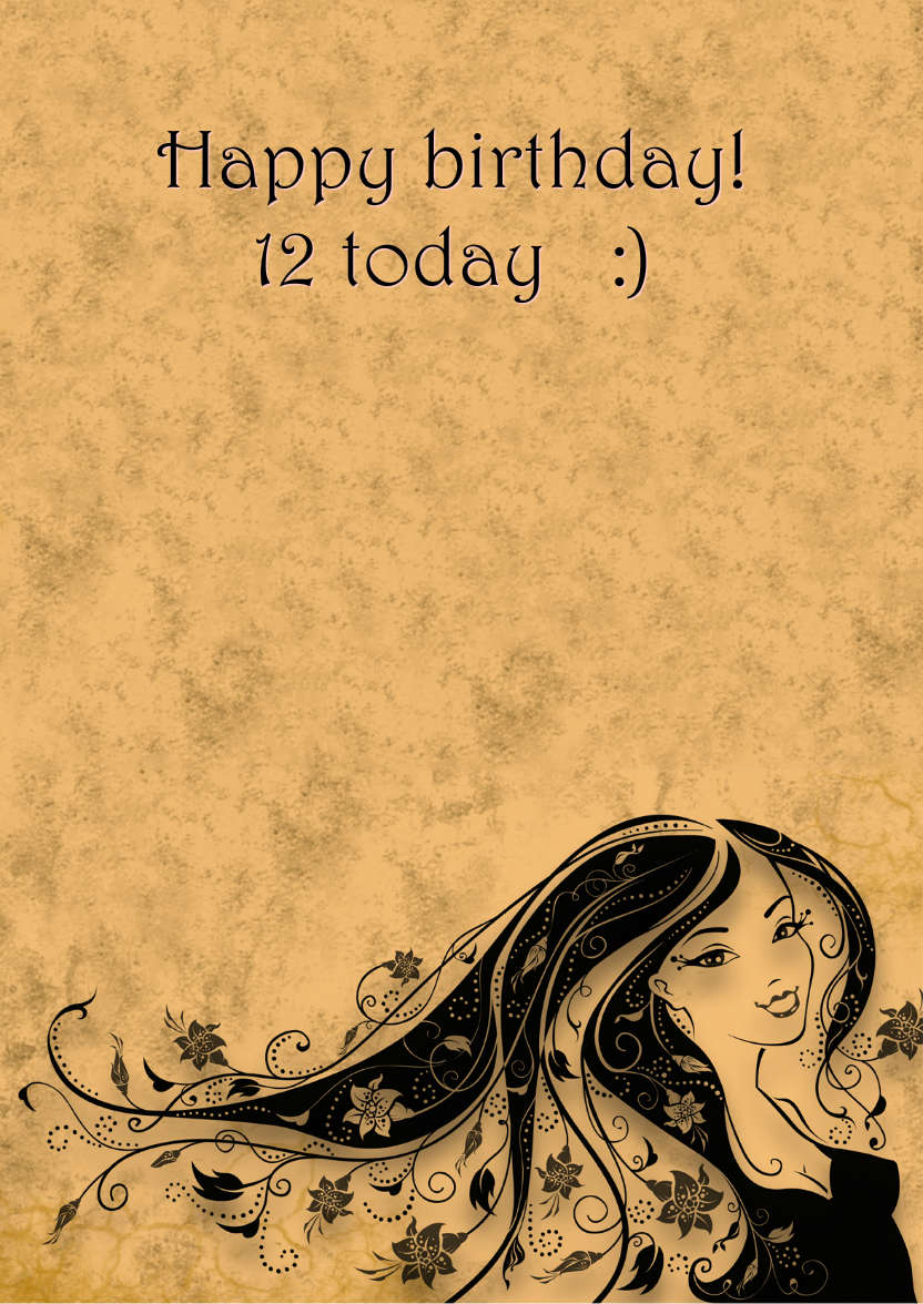 Feeling Fabulous - card made with Crafty Bob's Card Creator
