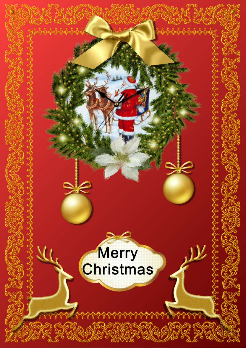 Christmas Time - card made with Crafty Bob's Card Creator