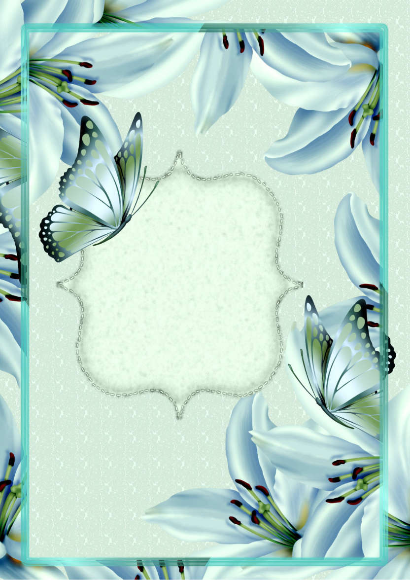 Sympathy Lilies - card made with Crafty Bob's Card Creator