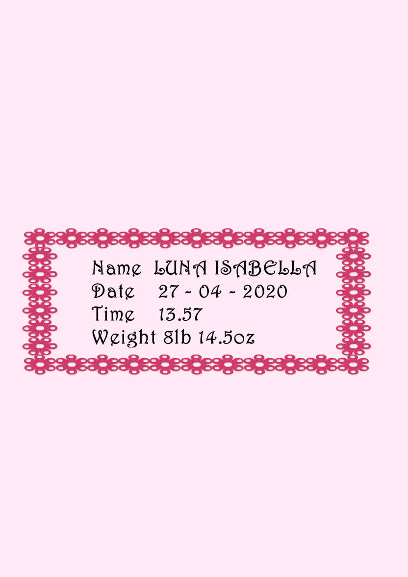 Light Pink Plain Background - card made with Crafty Bob's Card Creator