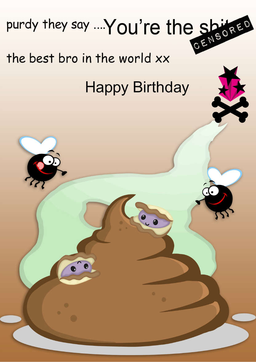 You're The -  Censored! Humorous Card Fron - card made with Crafty Bob's Card Creator