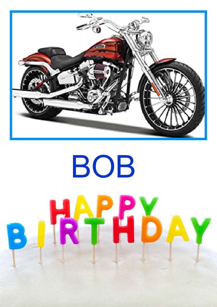 Birthday Candles Aperture Card - card made with Crafty Bob's Card Creator