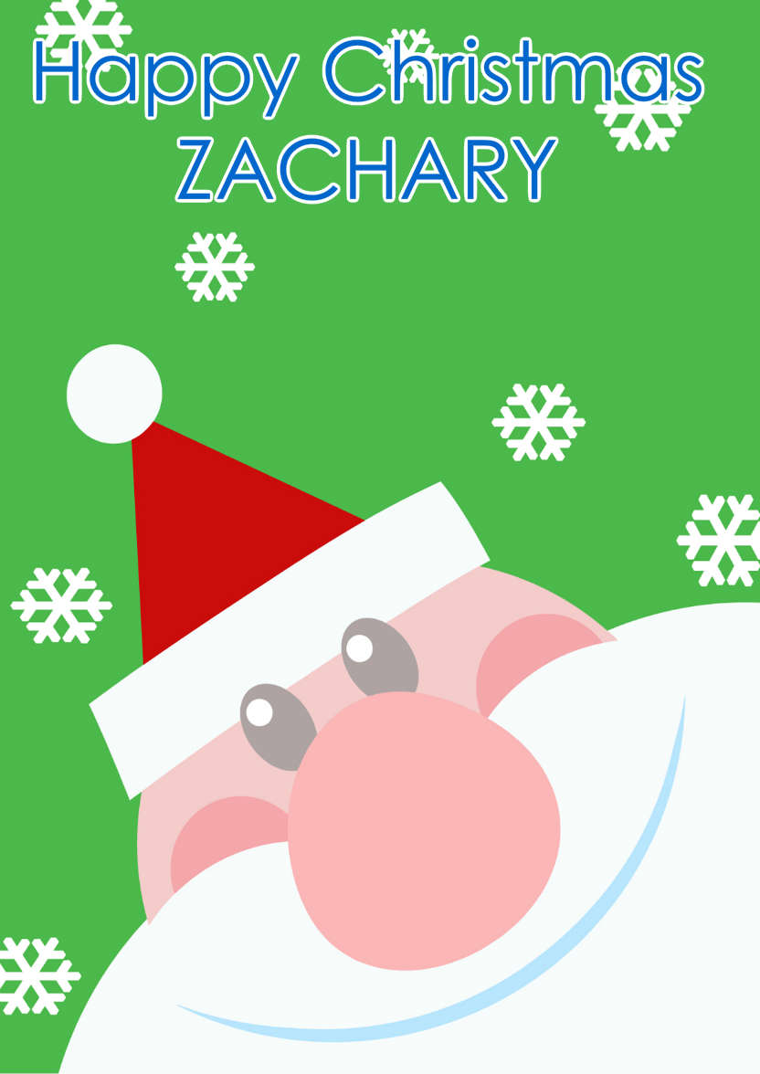 Peeping Santa - card made with Crafty Bob's Card Creator