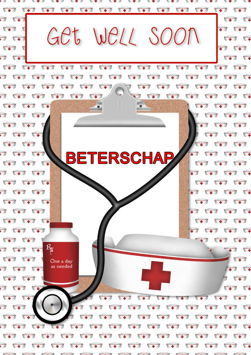 Get Well Soon - card made with Crafty Bob's Card Creator