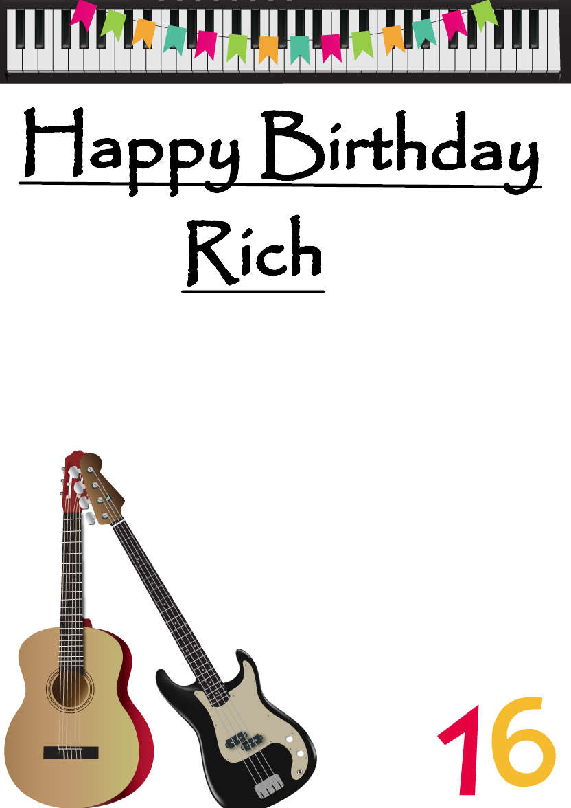 White Plain Background - card made with Crafty Bob's Card Creator