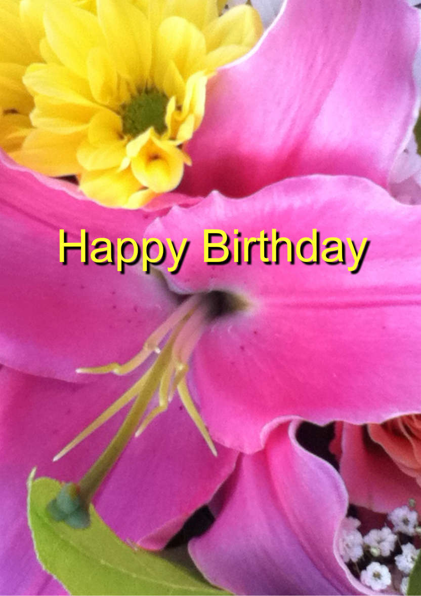 Heart of the Flower - card made with Crafty Bob's Card Creator