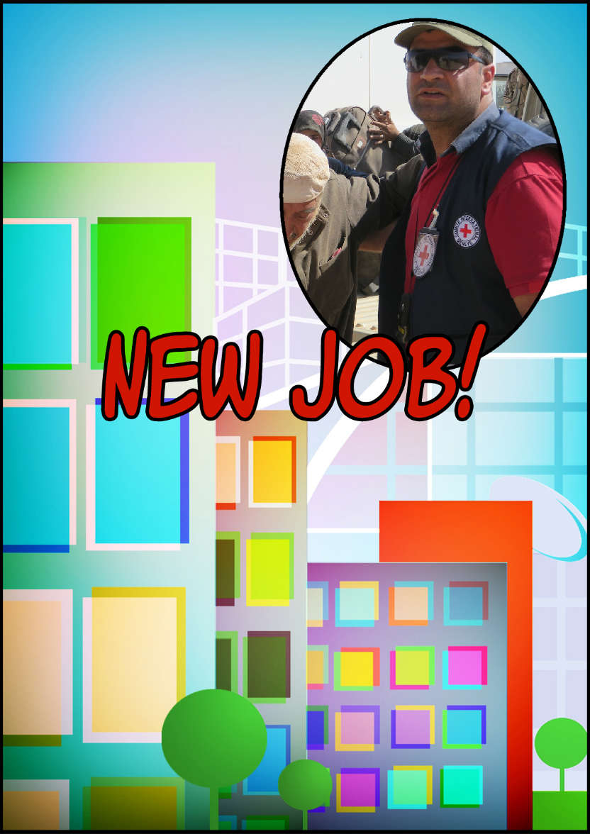 New Job Photo Card - card made with Crafty Bob's Card Creator