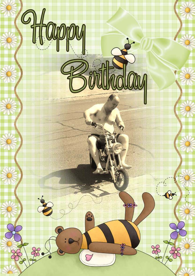 Bear Hugs - card made with Crafty Bob's Card Creator