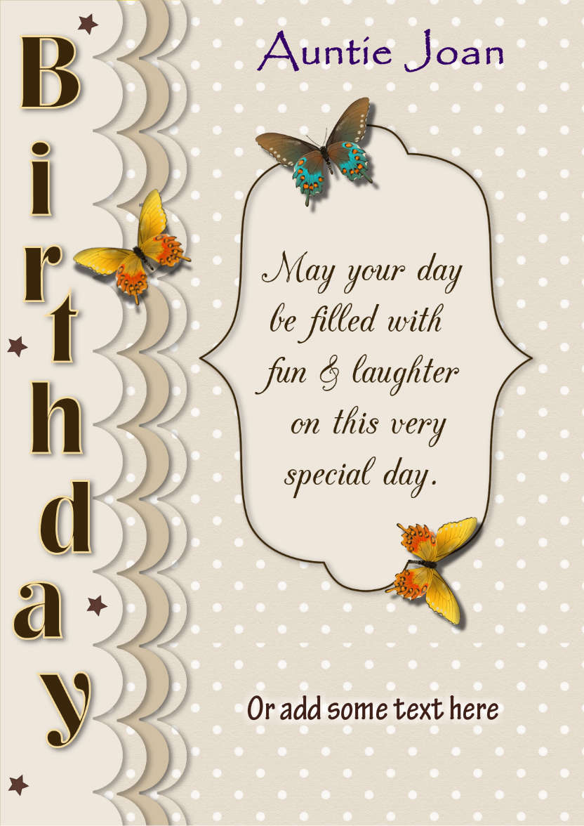 Chocolate Smooth - card made with Crafty Bob's Card Creator