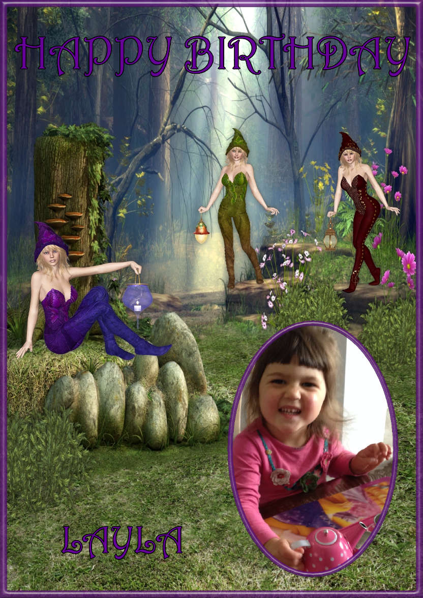 A Fairy Tail - card made with Crafty Bob's Card Creator