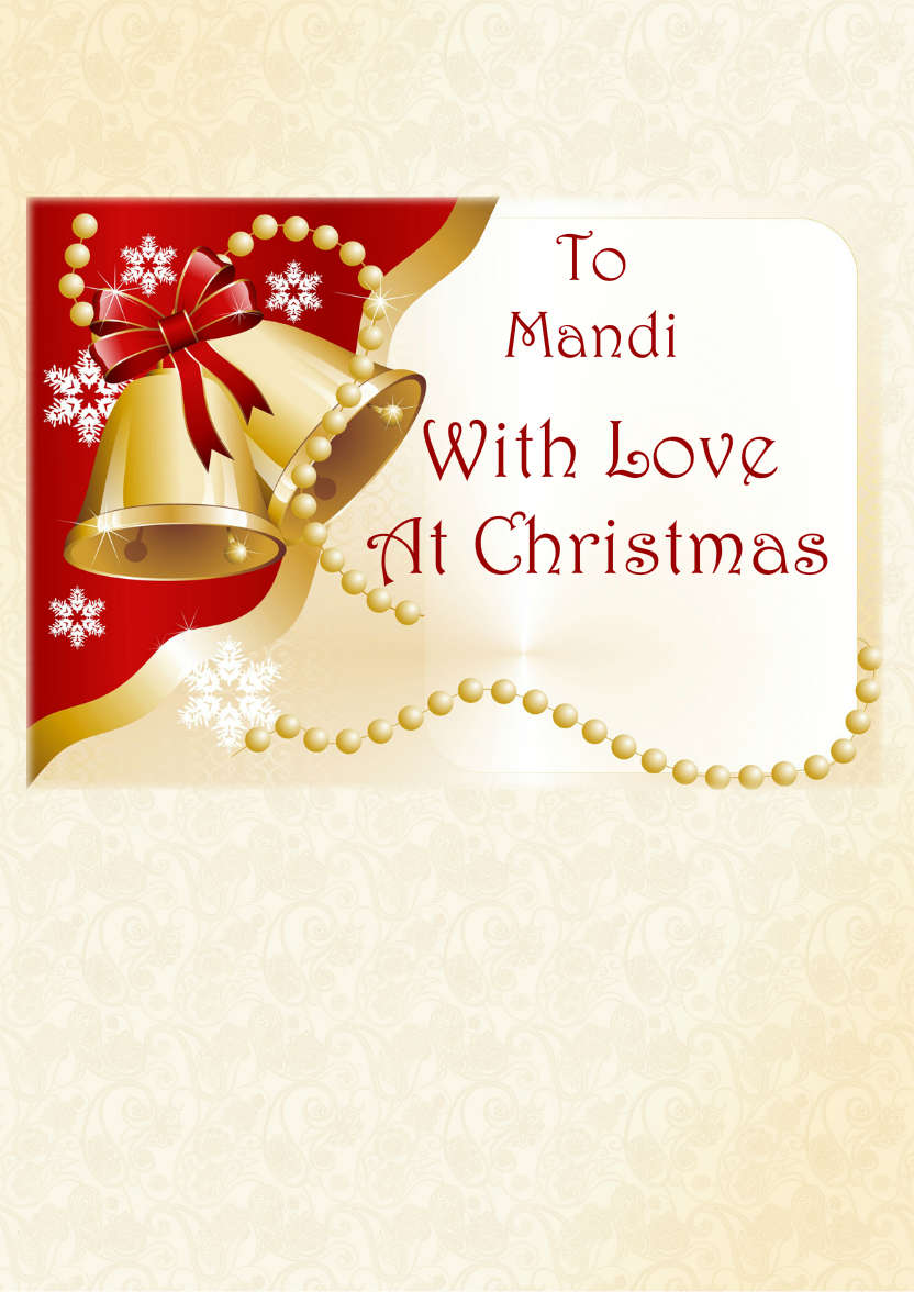 Jingle Bells Christmas Card - card made with Crafty Bob's Card Creator
