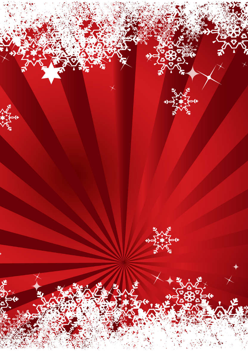 Stunning Snowflakes Red - card made with Crafty Bob's Card Creator