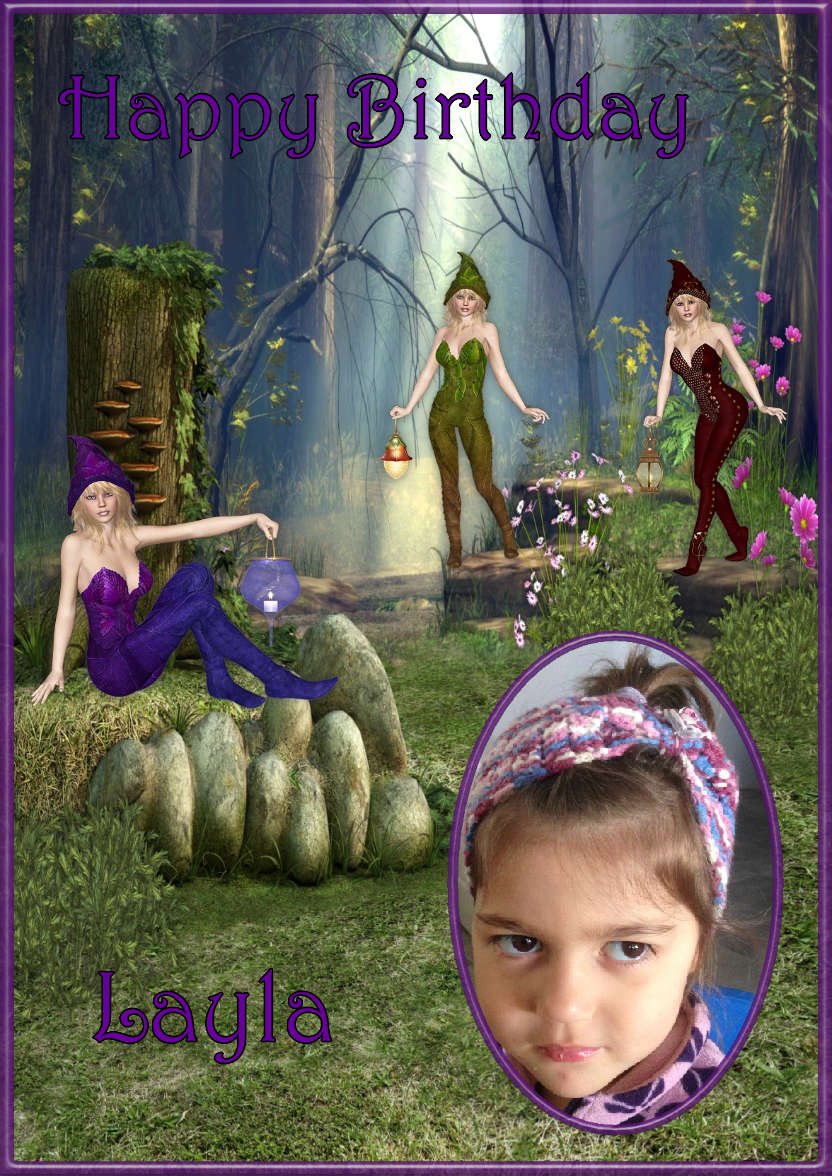 A Fairy Tail - card made with Crafty Bob's Card Creator